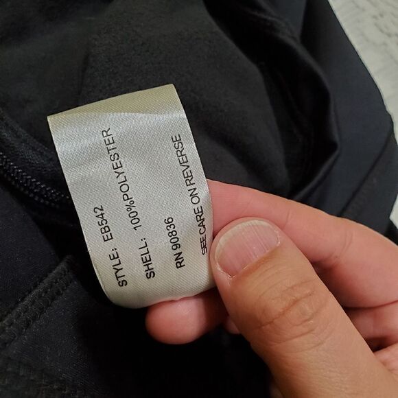 Eddie bauer jacket womens size xl black trail soft shell water resistant logo - Picture 6 of 9